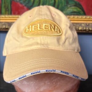 Helena Gold Logo Tan Cap VTG